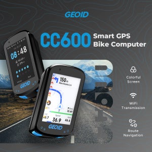 GEOID CC600 경로 탐색 자전거 GPS 컴퓨터 11개 언어 무선 자전거 속도계 자동 WIFI ANT+ 주행 거리계