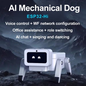 ESP32-Hi 메카니컬 도그 ESP32 C3 서보 AI 음성 채팅 개발 보드, 딥시크 샤오지 AI 로봇 강아지 데스크탑 애완동물 지원