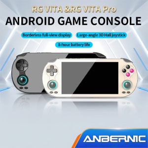 ANBERNIC RG VITA 프로 휴대용 게임 콘솔 IPS 터치스크린 5000mAh 비디오 게임 플레이어 AI 스트리밍 호환 RixelHK