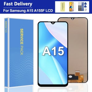 6.5’’ 테스트된 A15 4G SM-A155F 디스플레이 화면, 삼성 A15 5G SM-A156B Lcd 디스플레이 디지털 터치 스크린(프레임 포함)