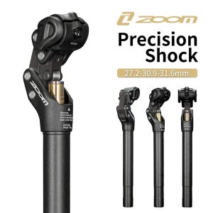 ZOOM MTB 자전거 시트포스트 자전거 시트 포스트 충격 흡수 드로퍼 수동 높이 조절 서스펜션 30.9/27.2/31.6mm 자전거 시트 튜브