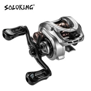 SOLOKING ACURA HICC50 Pro 베이트 캐스팅 릴 10+1BB 베이스 송어용 초경량 BFS 릴 7.1/8.1 기어비 4KG 드래그 낚시 릴