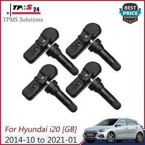 4PCS 52933-C1100 현대 i20 [GB] iX35 [LM] NEXO [FE] Solaris [LF] TUCSON [TL] 타이어 압력 모니터 센서 433MHz TPMS