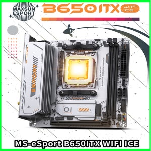 MAXSUN B650M 마더보드 ITX AMD Ryzen AM5 DDR5는 4800/5200/5600-8000(OC+) 메모리 지원 Pcie5.0x16 2*Pcie4.0x4 M.2
