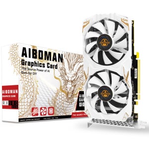 AIBOMAN 비디오 카드 AMD RX580 8GB 그래픽 카드 GDDR5 256Bit 2048SP 드래곤 시리즈 게임용 비디오 카드 데스크탑 컴퓨터 구성 요소