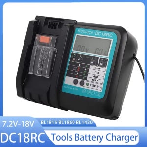 마키타 14.4V 18V BL1830 BL1430 DC18RA 전동 공구용 최신 버전 리튬 이온 충전식 충전기 DC18RC