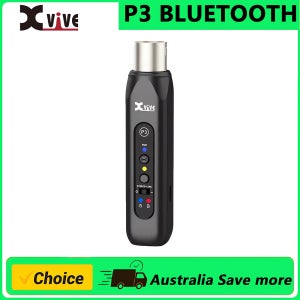Xvive P3 무선 XLR 블루투스 수신기, 스피커용 블루투스 어댑터, 오디오 믹서, PA 시스템, DJ 시스템, 충전식