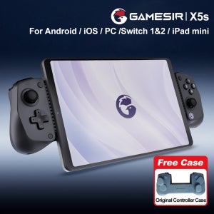 GameSir X5s 모바일 게임패드 (닌텐도 스위치 2/1, 안드로이드, iOS, PC용) 무선 컨트롤러, 홀 이펙트 조이스틱 및 트리거, 3가지 모드 지원
