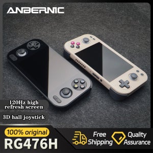 안베르닉 RG 476H 유니소크 T820 4.7인치 LTPS 레트로 휴대용 게임 콘솔 RG476H 안드로이드 13 터치스크린, RixelHK 스트리밍 지원
