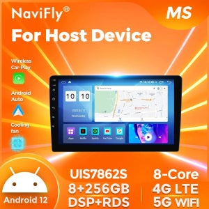 NaviFly 9/10 인치 UIS7862S 안드로이드 올인원 범용 자동 스테레오 폭스바겐 닛산 현대 기아 도요타 혼다 포드 푸조