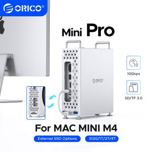 ORICO MiniPro USB 허브 Mac Mini M4 Pro M.2 SSD 인클로저 Apple 액세서리용 10Gbps 확장 도킹 스테이션