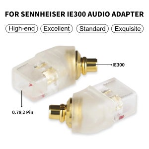 OKCSC SENNHEISER IE300용 이어폰 어댑터 (남성-0.78 2핀 여성 커넥터) SENNHEISER IE300 IE200 IE600 IE900 AKG N5005 호환
