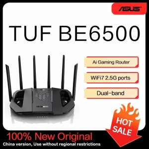 ASUS WiFi7 TUF GAMING BE6500 게이밍 라우터 Ai 라우터 홈 와이파이 랜덤 그룹 라우팅