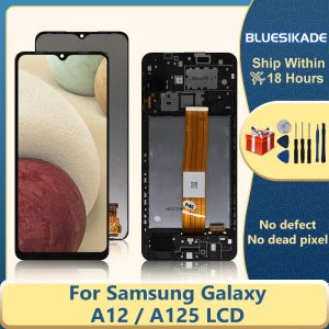 삼성 갤럭시 A12 LCD 디스플레이 A125용 IPS 6.5인치 삼성 SM-A125F SM-A125F/DS 디스플레이 교체용 터치 스크린 디지타이저