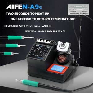 AIFEN A9E 납땜 스테이션 호환 기존 납땜 인두 팁 210/245/115 핸들 제어 온도 용접 재 작업 스테이션