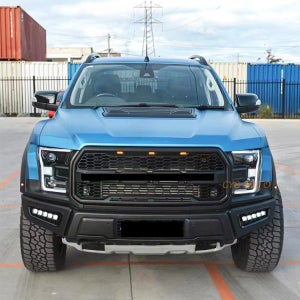 포드 레인저 T6 T7 4x4 오프로드 픽업 2015 2016 2017 2018 2019용 랩터 F150 스타일 풀세트 바디킷 (라이트 업그레이드 포함)
