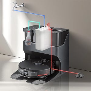 Roborock S7 maxV ultra,S7 pro ultra.S8 pro ultra,S8 maxV ultra용 자동 물 보충 및 배수 시스템