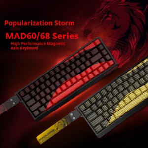 Madcatz Mad60 Mad68 HE 8k 기계식 키보드 마그네틱 스위치 유선 60% 68% 게이밍 키보드 래피드 트리거 커스텀 키보드