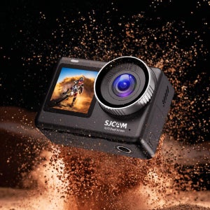 SJCAM SJ10 Pro 액션 카메라(4K/60fps 비디오, 6축 자이로 안정화 기능, 5m 방수, 스포츠, 브이로그, 사이클링, 스키용)