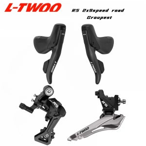 L-TWOO R5 2x9단 로드 자전거 그룹셋, L/R 변속 레버 + F/R 변속기, 9단