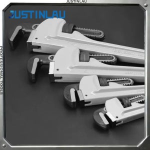 JUSTINLAU 1피스 다기능 조절식 이글비크 파이프 렌치 알루미늄 합금 핸들 헤비 듀티 파이프 플라이어 수공구