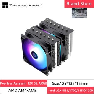 Thermalright Peerless Assassin 120 SE 6 히트 파이프 AGHP 120mm CPU 쿨러 트윈 타워 팬 pa120se for AM4 AM5 Intel17