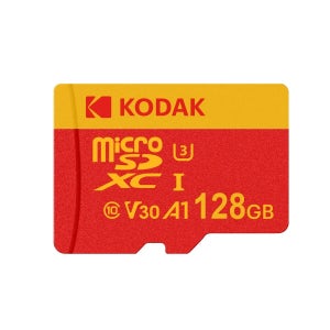 코닥 128GB 마이크로 SD 카드 U3 V30 256GB 64GB 32GB 4K 고속 TF 카드 (휴대폰, 카메라, 드론용) 정품 TYPE-C 리더 포함