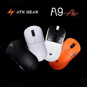 ATK DragonFly A9 Air Ultimate 무선 게이밍 마우스 PAW3950 Ultra 42000DPI 750IPS 8KHz RGB 인체공학적 Windows MacOs 