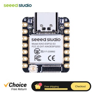 Seeed Studio XIAO ESP32-S3 MCU 보드 라디오 연결 기능 2.4GHz Wi-Fi, BLE 5.0, 사물 인터넷 및 스마트 홈 적용 ﻿