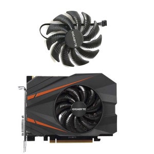 기가바이트 GTX 1050 Ti GTX 1080 1060 NVIDIA 1070 MIN 게이밍 OC 3G AMD 그래픽 카드용 쿨러 팬, 88MM T129215SU 3 핀 4 핀