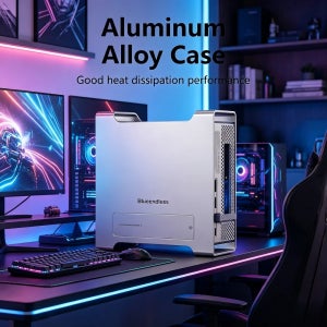 맥 미니 M4 M4 Pro 스탠드, M.2 NVMe SSD 인클로저, 10Gbps 타입-C 허브, 4K 60Hz HDMI, SD/TF 4.0 카드 리더