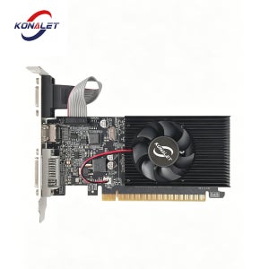 KONALET GT210 1GB 그래픽 카드 HDMI VGA DVI 데스크탑 PC용 로우 프로파일 GPU 사무용 비디오 듀얼 디스플레이