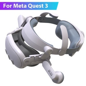 Meta Quest 3용 T300 조정 가능한 VR 헤드 스트랩 Quest 3 액세서리용 편안한 엘리트 교체용 헤드웨어 개선