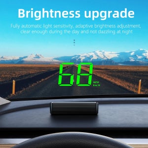 HD 자동차 헤드 업 디스플레이 M2 GPS 속도계 KM/H 디지털 HUD 앞 유리 프로젝터 범용 자동차 전자 액세서리