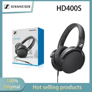 젠하이저 HD400S 헤드폰, 헤드 마운트형 유선, 마이크 포함, 저음 소음 감소, e스포츠 게임용, 폐쇄형 이어폰