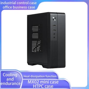 Mini-ITX 케이스 HTPC 케이스 산업용 제어 케이스 사무용 비즈니스 케이스 정교하고 컴팩트한 열 분산 기능 PC 섀시