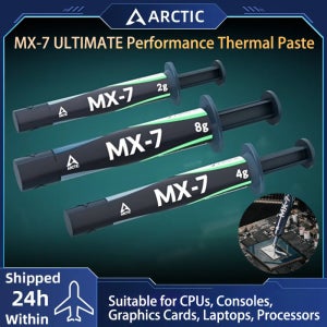 ARCTIC MX-7(2g/4g/8g) 최고 성능의 CPU, 콘솔, 그래픽 카드, 노트북용 열전도 페이스트, 매우 높은 열전도율