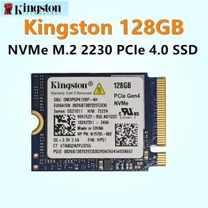 OEM 패키지 킹스턴 SSD 128GB M.2 2230 NVMe PCIe 4.0 내장형 솔리드 스테이트 드라이브