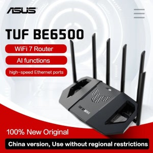 ASUS 라우터 WiFi 7 BE6500 TUF 게이밍 라우터 AI 라우터 홈 WiFi 랜덤 그룹 라우팅 메시 무선 공유기 5G 라우터 와이파이