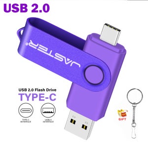 메탈 OTG 2 in 1 타입 C 펜 드라이브 128GB USB 메모리 스틱 4GB 8GB 32GB 64GB USB 플래시 드라이브 메모리아 USB