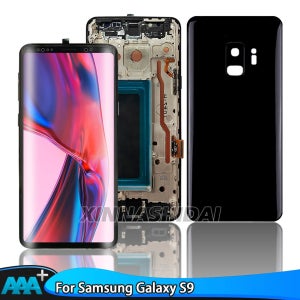 삼성 갤럭시 S9 G960 G9600 G960F 디스플레이 터치 스크린 디지타이저 어셈블리 교체 용 고품질 TFT LCD 프레임
