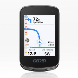 GEOID CC600/CC700 컬러 스크린 무선 자전거 컴퓨터 GPS 네비게이션 자전거 속도계 GPX Wifi 사이클링 주행 거리계 안테나 실내용