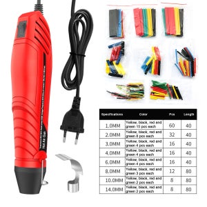 300W 뜨거운 공기 총 DIY 납땜 온도 송풍기 총 전력 뜨거운 건조기 공예 수축 튜브 랩에 대 한 미니 열 총