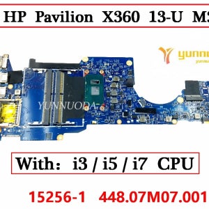 15256-1 448.07M07.0011 HP Pavilion X360 13-U M3-U 노트북 마더보드(i3 i5 i7 CPU DDR4 포함) 100% 테스트 작업
