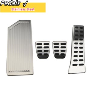 현대 투손 산타페 NEXO PALISADE I40 Ix45 Ix35 Genesis Azera Veloster Elantra GT Palisade 페달 커버 패드 용 자동차 페달