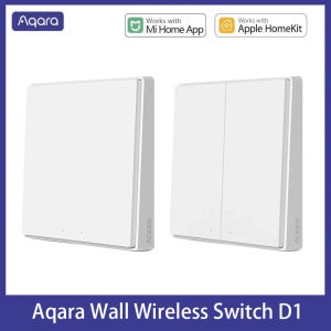 Aqara 스마트 벽 무선 스위치 D1 ZigBee 원격 제어 키 조명 스위치 버튼 Mi home HomeKit APP