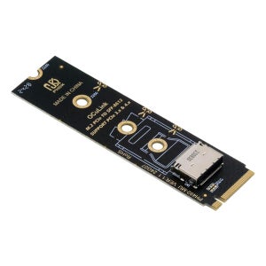 RGEEK PCI-E4.0 M.2 M-Key to Oculink SFF-8612 SFF-8611 수직 호스트 어댑터 (NVME U.2 SSD 2280 eGPU용)