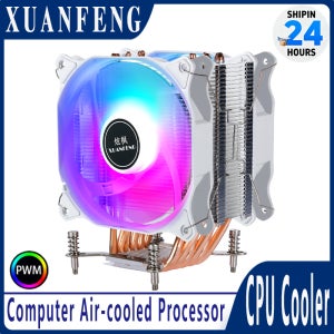 XUANFENG 공냉식 프로세서 히트싱크 CPU 쿨러 4/6 히트파이프 120mm 팬 호환 LGA2011-3 2066 X79 X99 115x 1200 1700 18xx