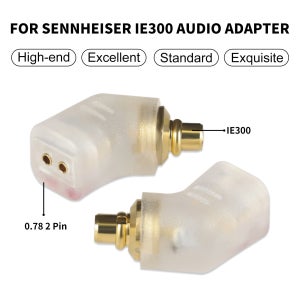 OKCSC SENNHEISER IE300 남성-0.78 2 핀 여성 커넥터 SENNHEISER IE300 IE200 IE600 IE900 AKG N5005 용 이어폰 어댑터