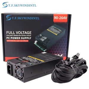 1PC 400W ATX 파워 서플라이 플렉스 110V 220V 80 Plus Gold (6핀 PCIe, 고정 케이블 커넥터 포함) 파워 서플라이 액세서리